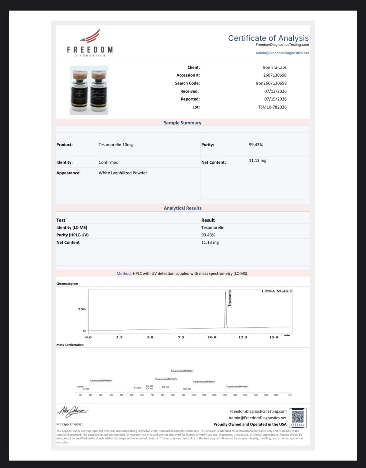 Tesamorelin (10mg) - Image 2